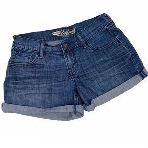 EUC Old Navy Boyfriend Jean Shorts Size 0